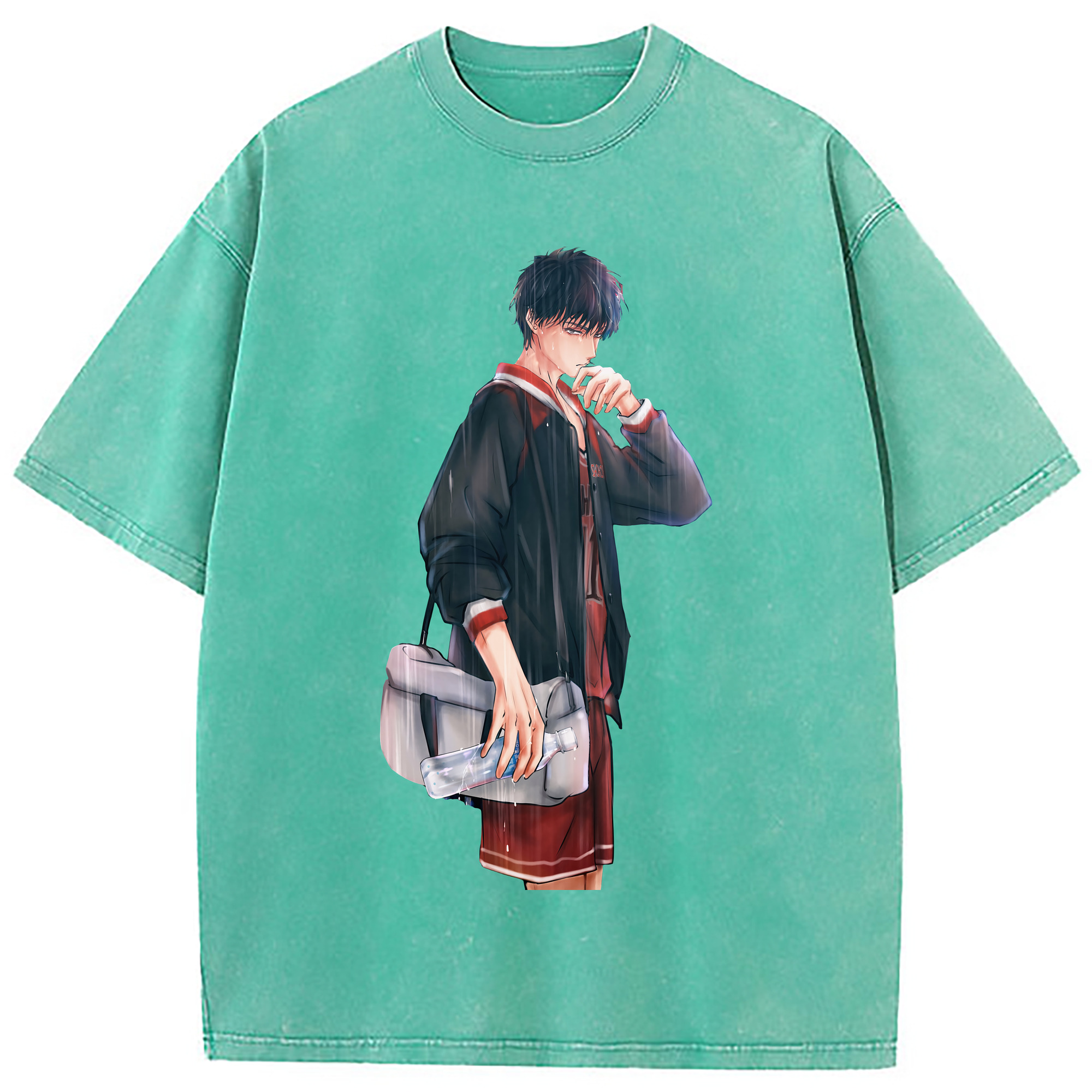 （画像用） SLAM DUNK／スラムダンク 綿100% ヴィンテージ風 半袖Tシャツ（フロントプリント）